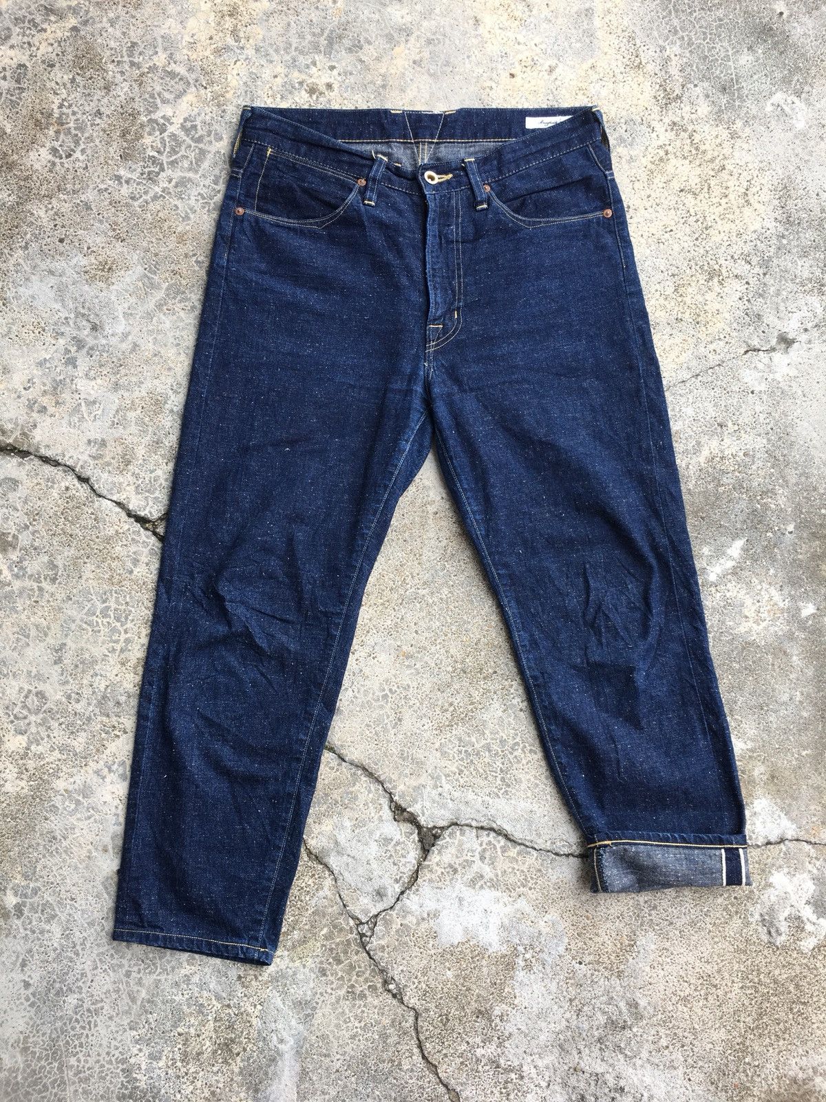 Japanese Brand Hermaphrodite Denim Selvedge Jeans Size US 32 / EU 48 - 1 Thumbnail