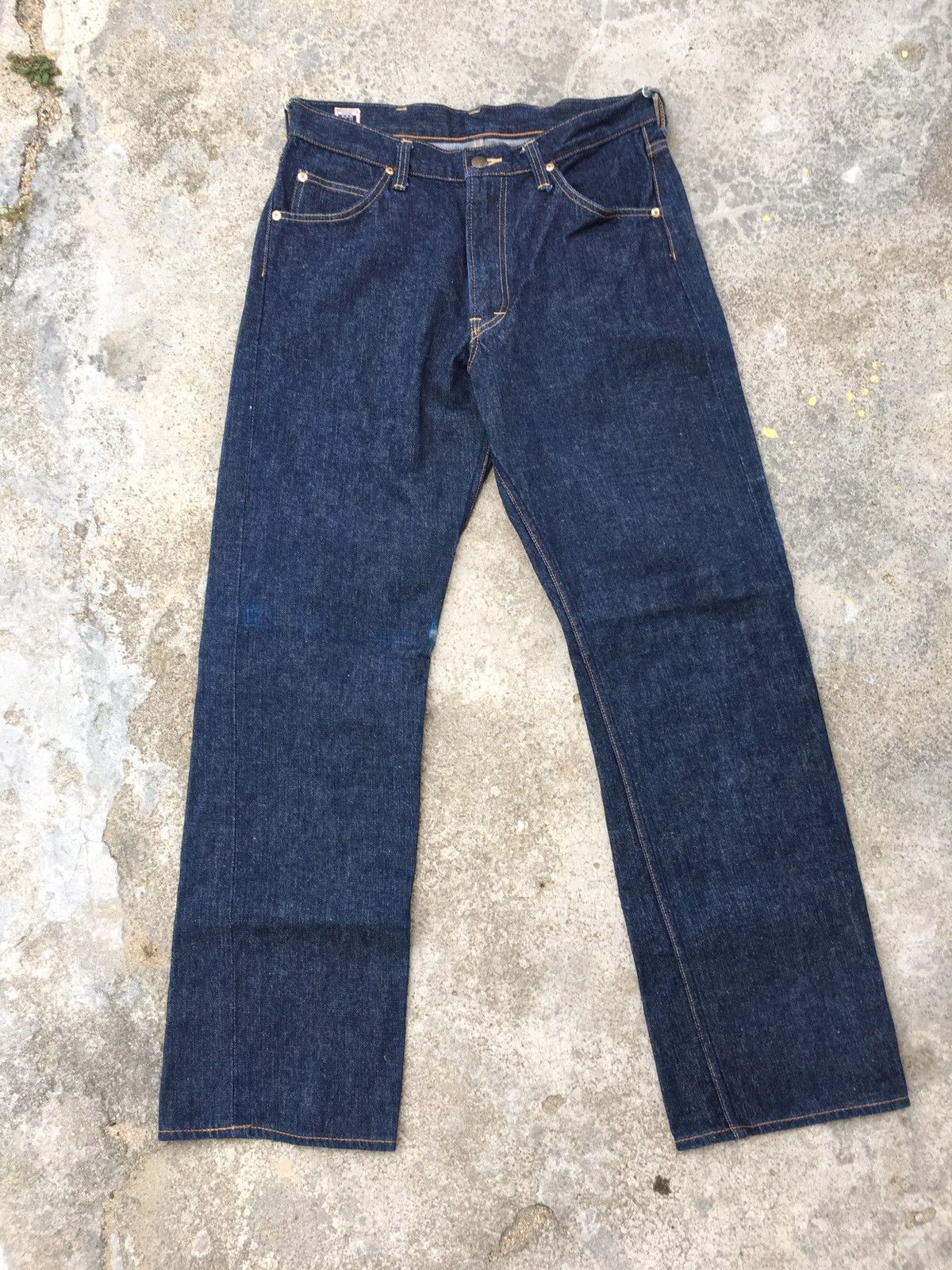 Johnbull Vintage Sewing Chop Selvedge denim jeans Size US 31 - 1 Thumbnail