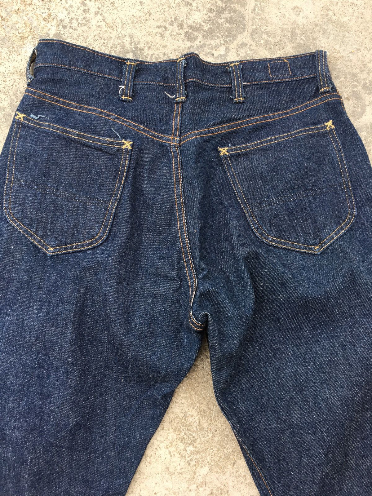 Johnbull Vintage Sewing Chop Selvedge denim jeans Size US 31 - 4 Thumbnail