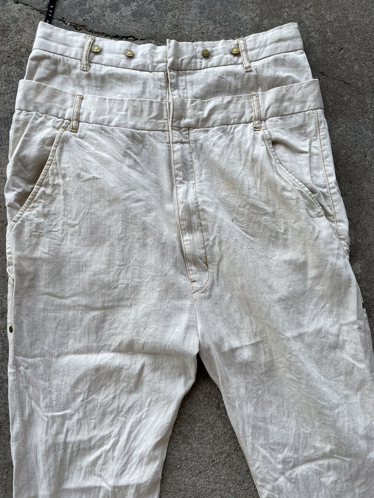 Issey Miyake Mercibeaucoup double waist pants Size US 32 / EU 48 - 3 Thumbnail