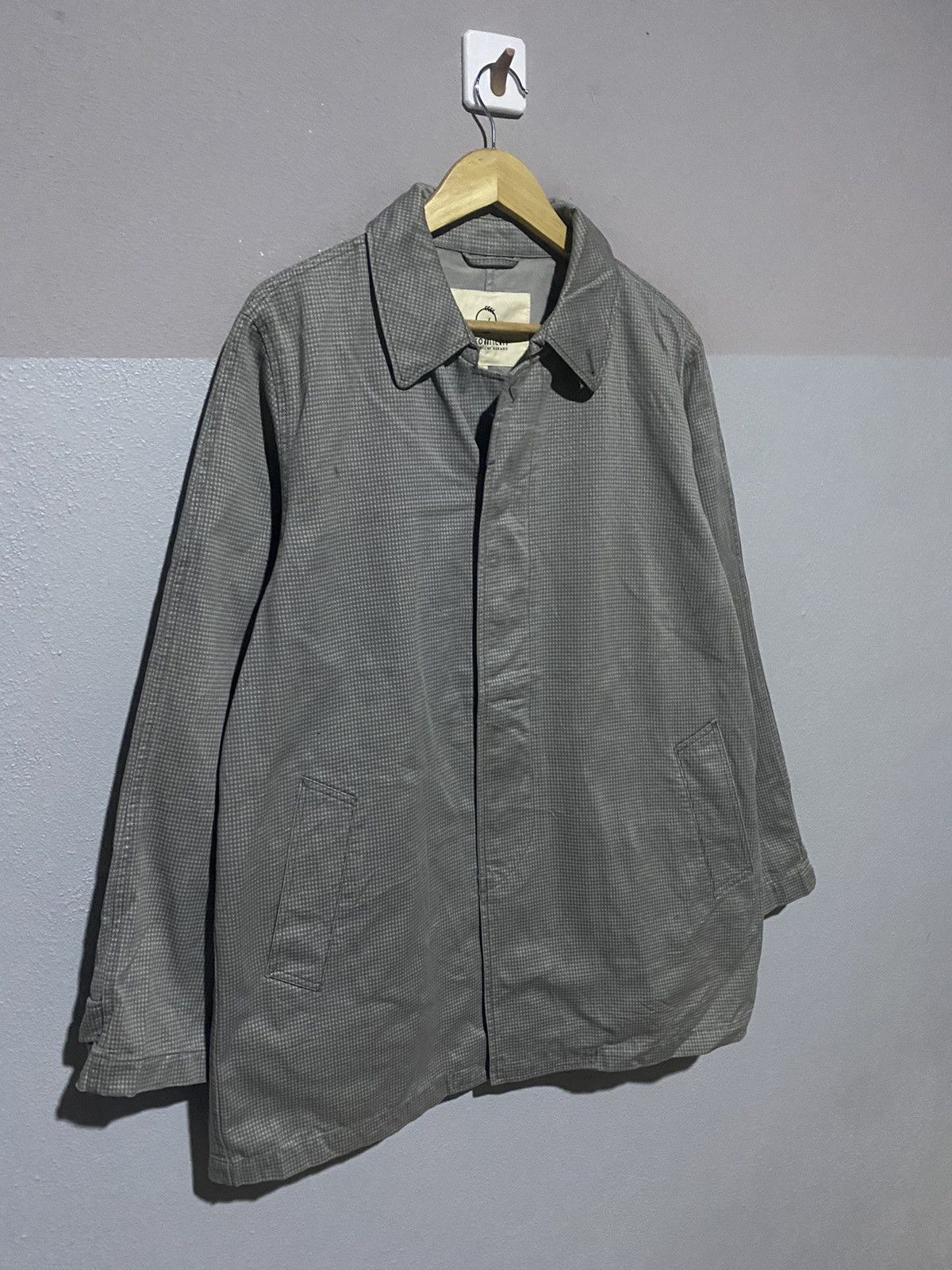 Japanese Brand × Vintage Hiromichi Nakano Vintage Japanese Houndstooth Coat Checkered Size US L / EU 52-54 / 3 - 3 Thumbnail