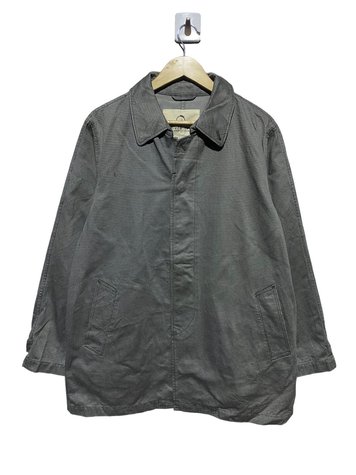 Hiromichi Nakano Vintage Japanese Houndstooth Coat Checkered