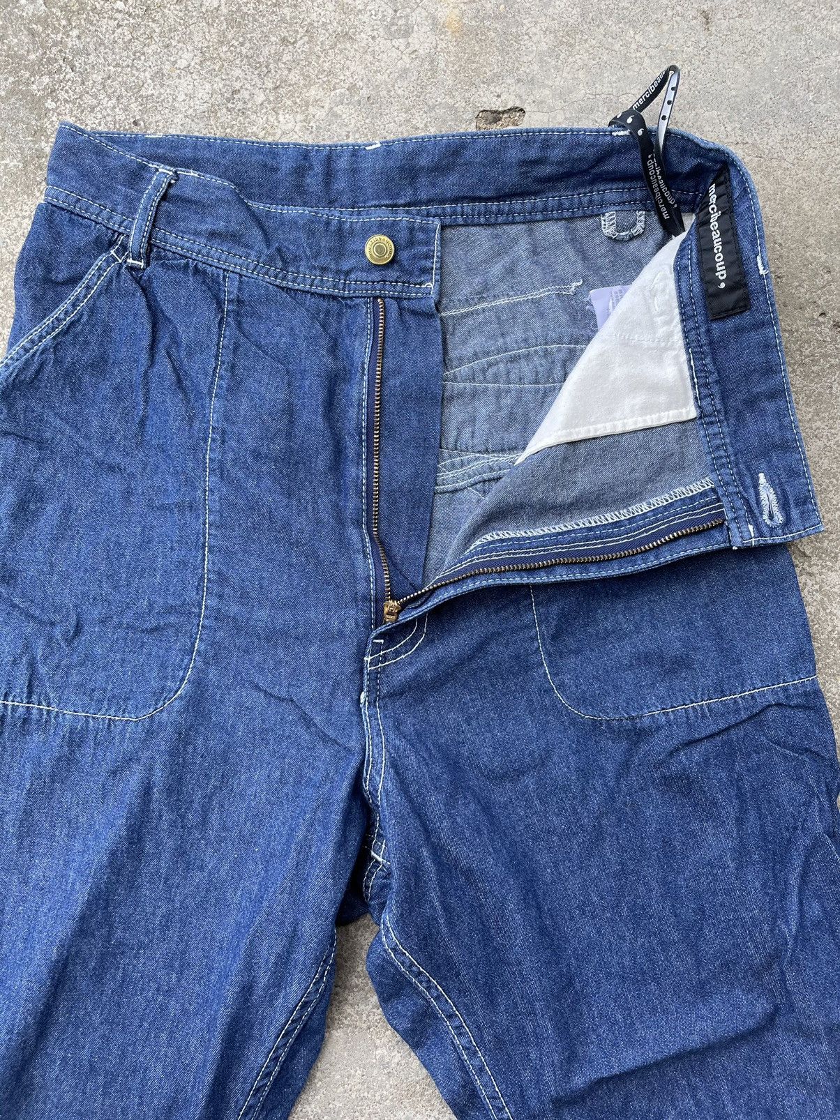 Issey Miyake Mercibeaucoup design denim pants Size US 30 / EU 46 - 5 Thumbnail