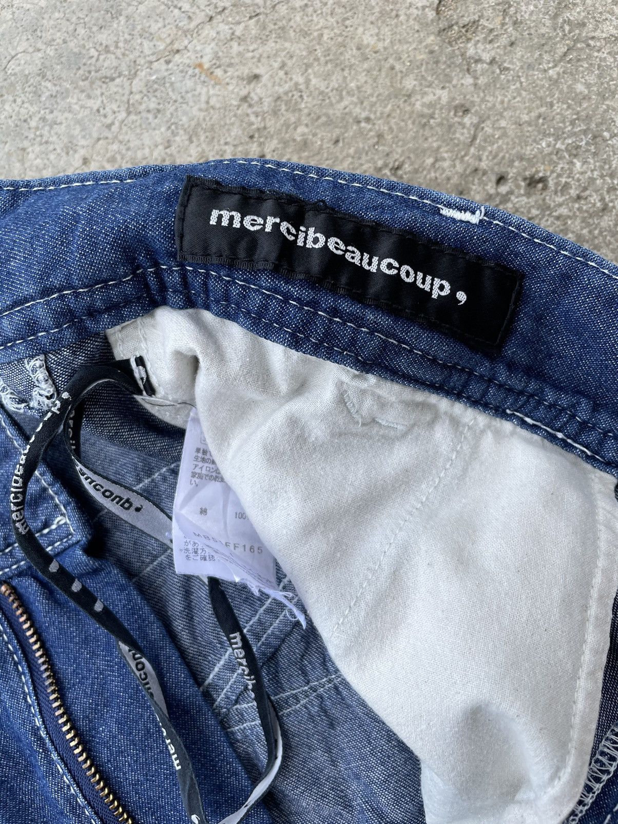 Issey Miyake Mercibeaucoup design denim pants Size US 30 / EU 46 - 6 Thumbnail