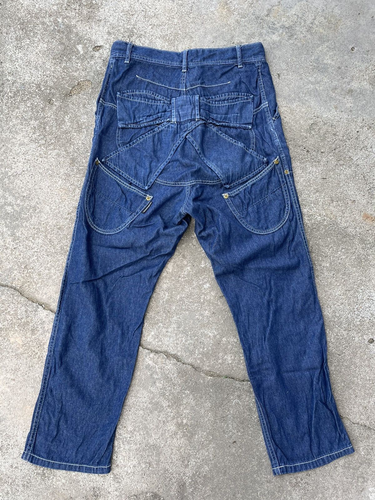 Issey Miyake Mercibeaucoup design denim pants Size US 30 / EU 46 - 2 Thumbnail