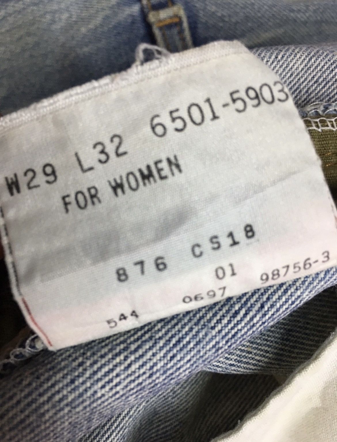 Levi's Vintage Levis 501 Rebuild Patchwork Distressed Jeans Denim Size US 32 / EU 48 - 9 Thumbnail