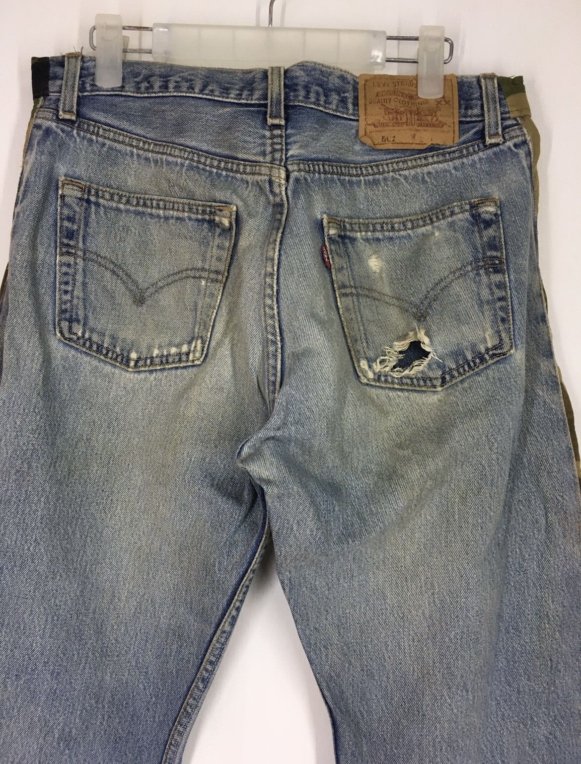 Levi's Vintage Levis 501 Rebuild Patchwork Distressed Jeans Denim Size US 32 / EU 48 - 5 Thumbnail