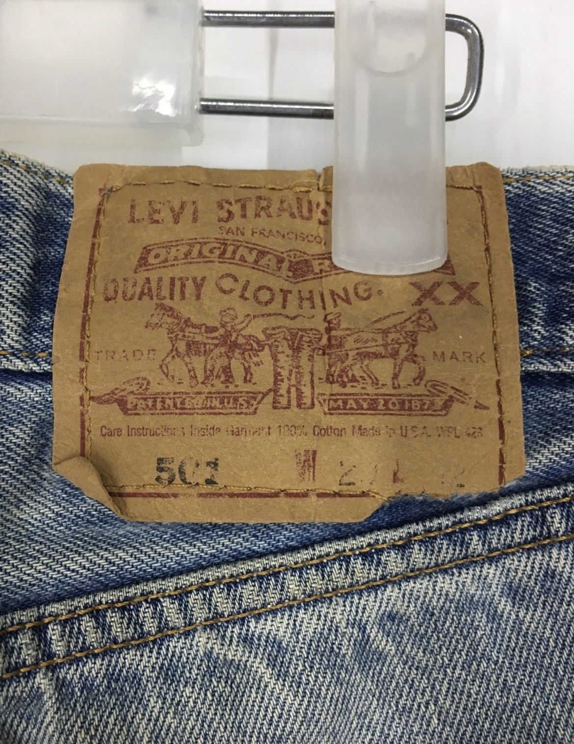 Levi's Vintage Levis 501 Rebuild Patchwork Distressed Jeans Denim Size US 32 / EU 48 - 7 Thumbnail