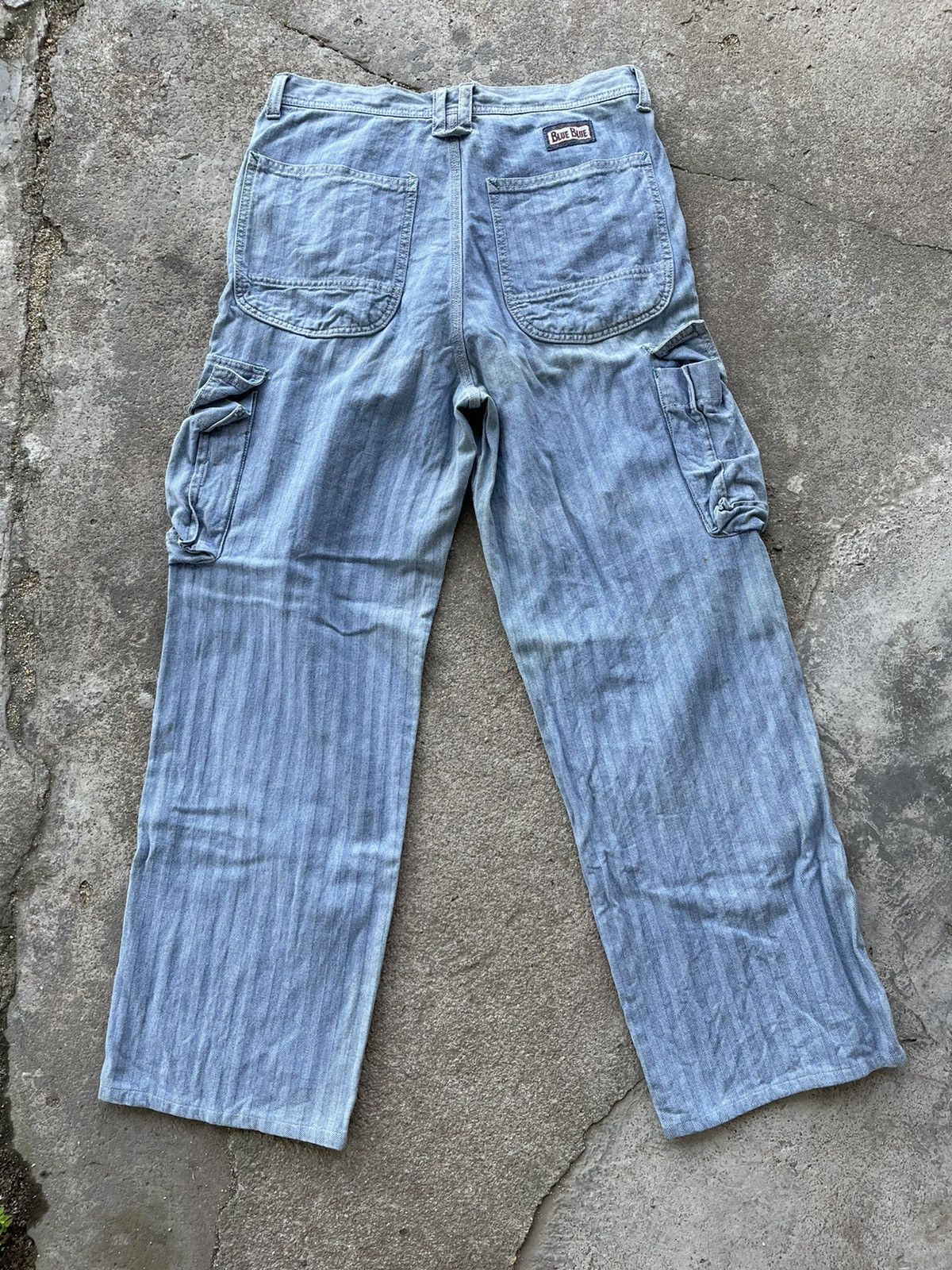 Blue Blue Japan Blue Blue cargo denim pants Size US 31 - 2 Thumbnail