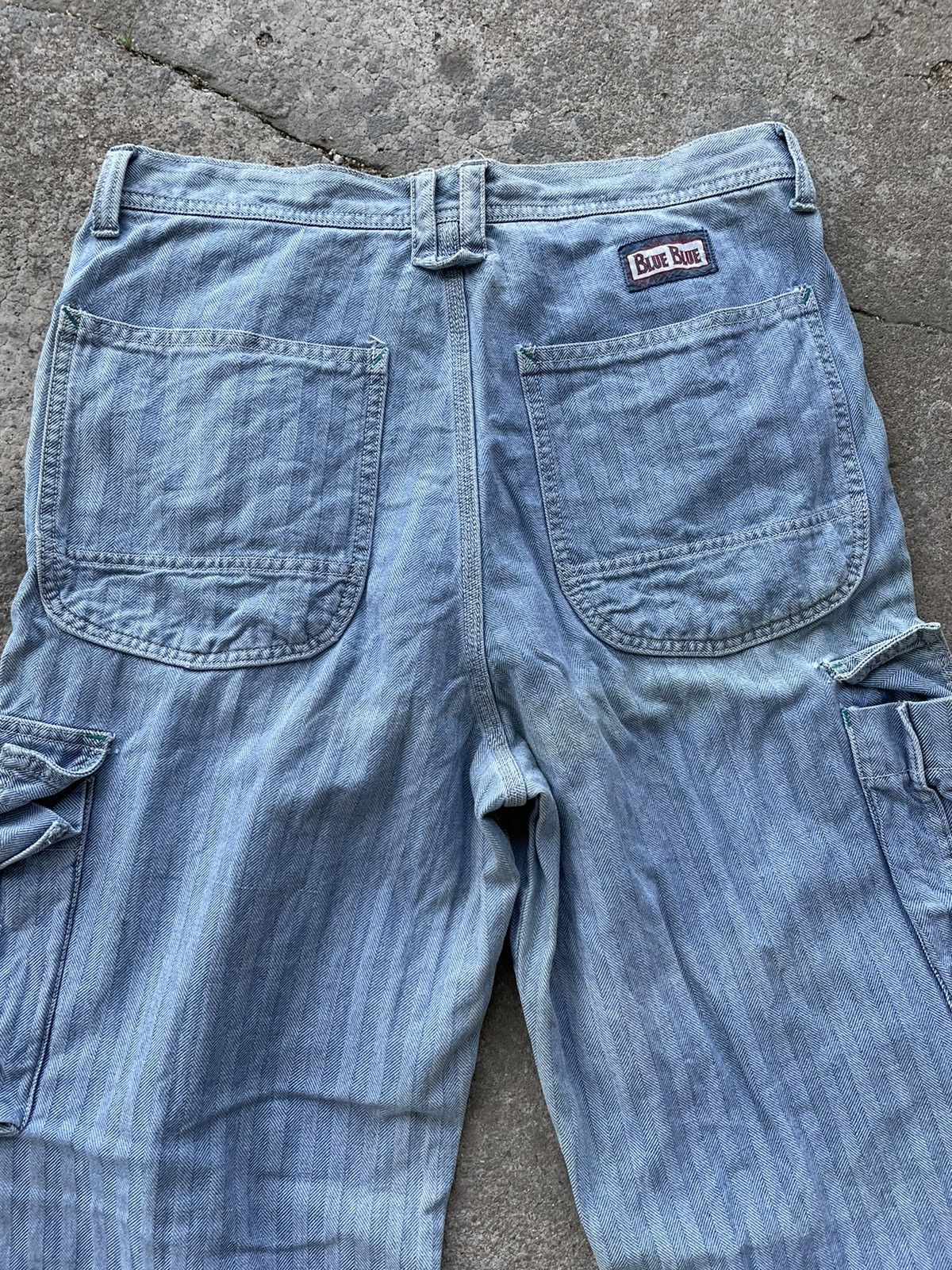 Blue Blue Japan Blue Blue cargo denim pants Size US 31 - 4 Thumbnail