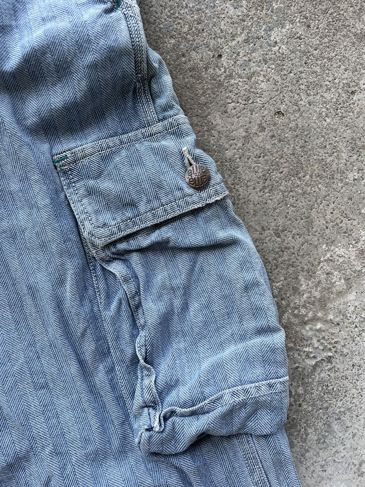 Blue Blue Japan Blue Blue cargo denim pants Size US 31 - 7 Thumbnail