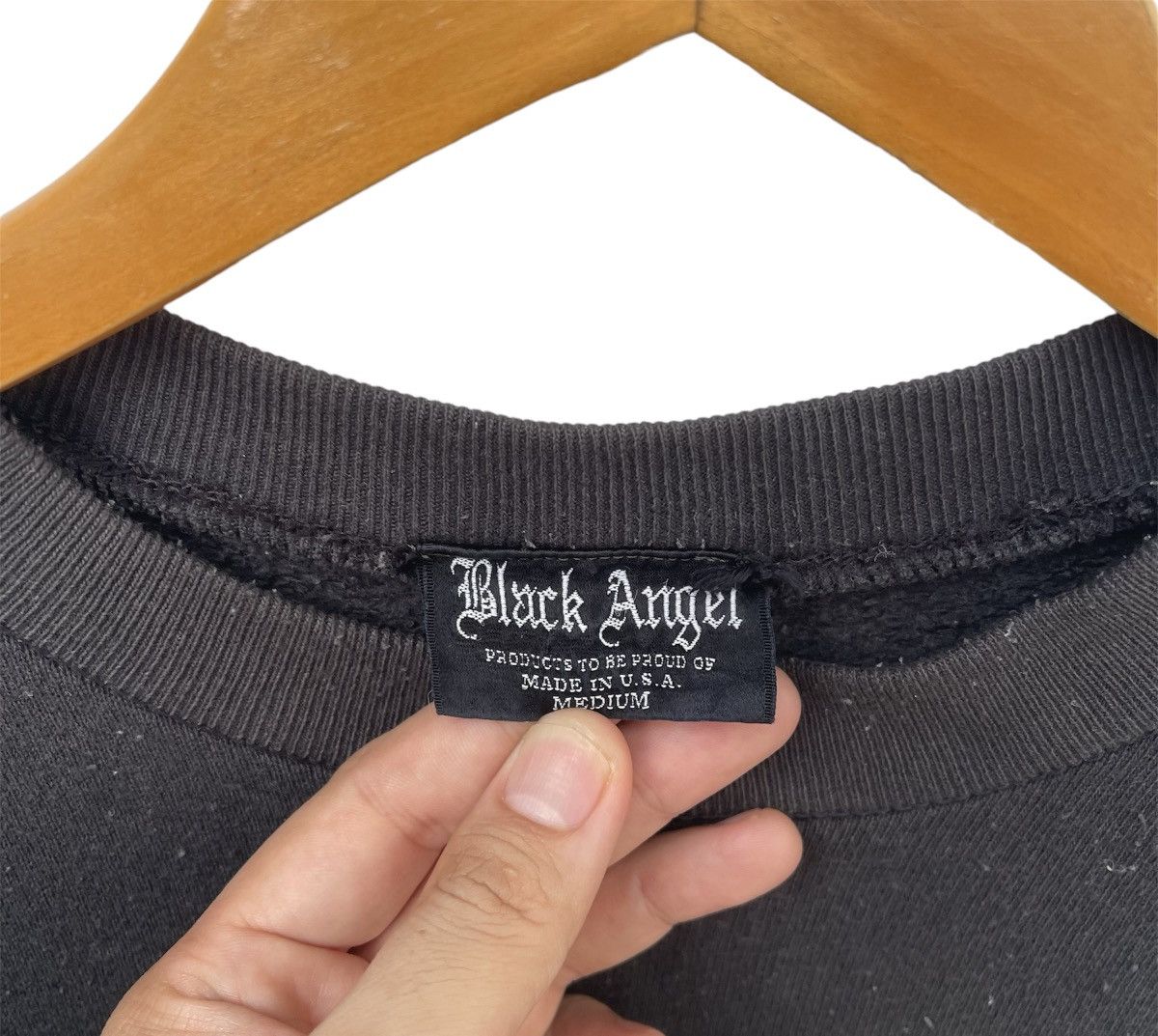 Japanese Brand Vintage 90s Black Angel Big Logo Sweatshirt | Punker | L Size US L / EU 52-54 / 3 - 4 Thumbnail