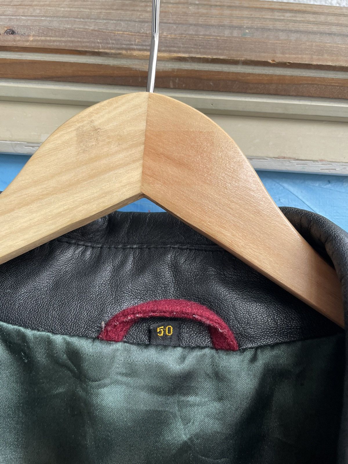 Leather Vintage 90s High Quality Genuine Leather Jacket Hype Casual Size US L / EU 52-54 / 3 - 6 Thumbnail