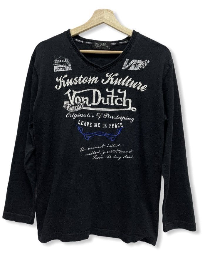 Vintage × Von Dutch VON DUTCH Kustom Kulture Beautiful Embroidery Shirt Size US S / EU 44-46 / 1 - 1 Thumbnail