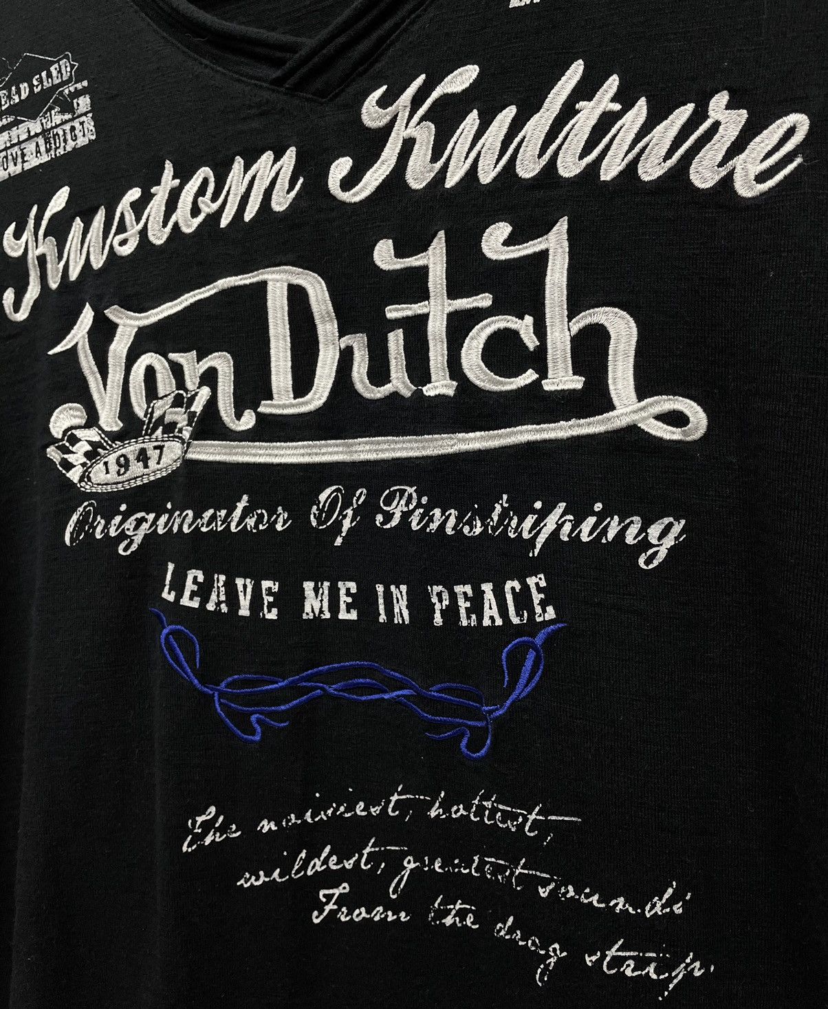 Vintage × Von Dutch VON DUTCH Kustom Kulture Beautiful Embroidery Shirt Size US S / EU 44-46 / 1 - 2 Thumbnail