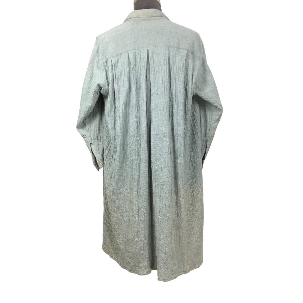 Issey Miyake Vintage 70s Issey Miyake Hemp Car Coat Single Breasted Size US L / EU 52-54 / 3 - 18 Thumbnail
