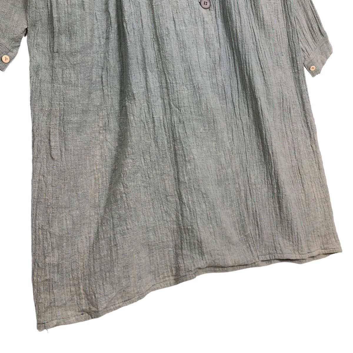 Issey Miyake Vintage 70s Issey Miyake Hemp Car Coat Single Breasted Size US L / EU 52-54 / 3 - 11 Thumbnail