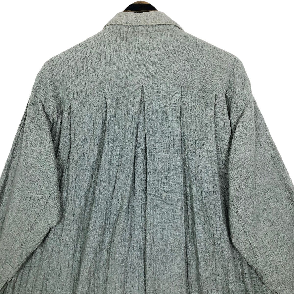 Issey Miyake Vintage 70s Issey Miyake Hemp Car Coat Single Breasted Size US L / EU 52-54 / 3 - 19 Thumbnail