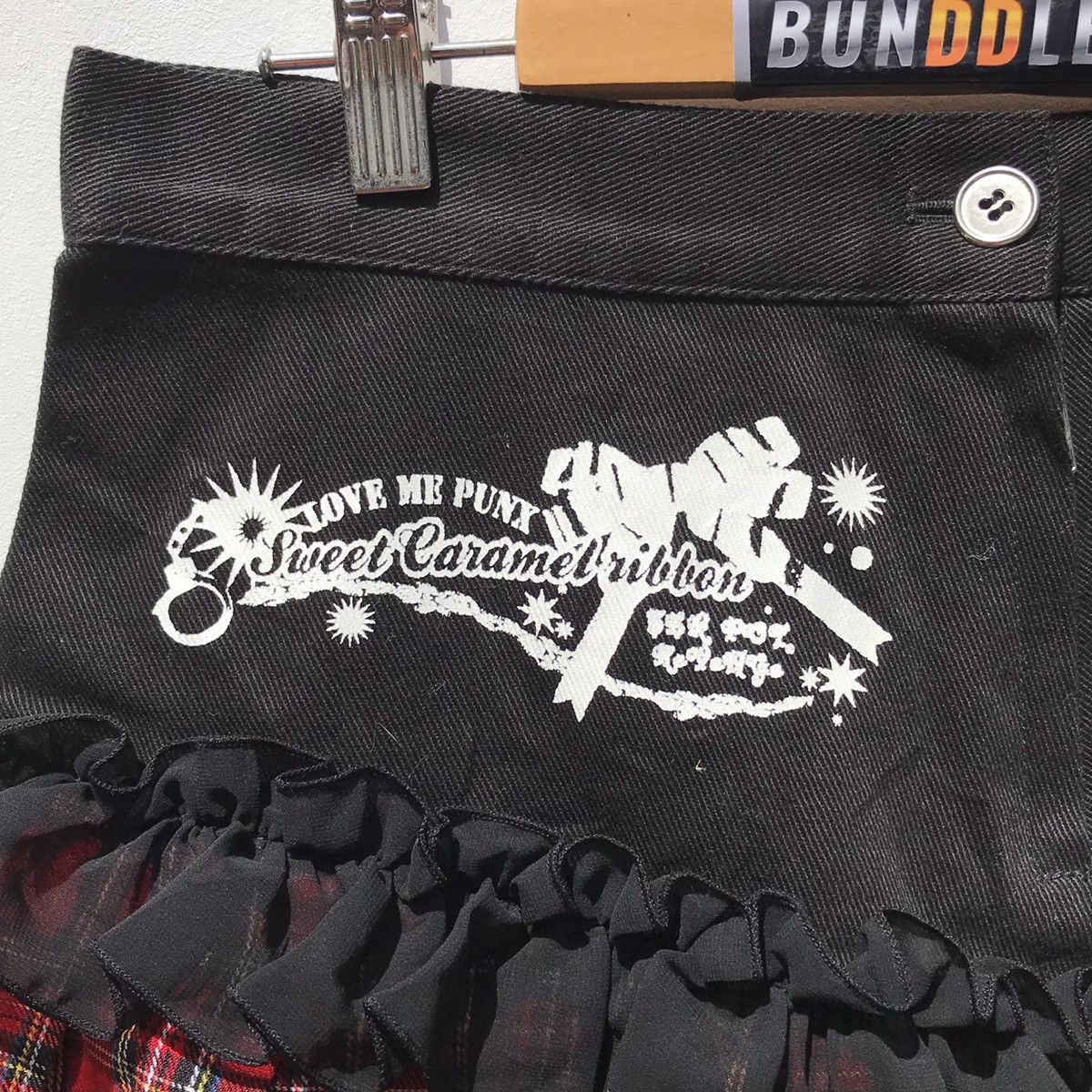Japanese Brand Vintage Sex Pot Revenge Punk Skirt Size 29" - 6 Thumbnail