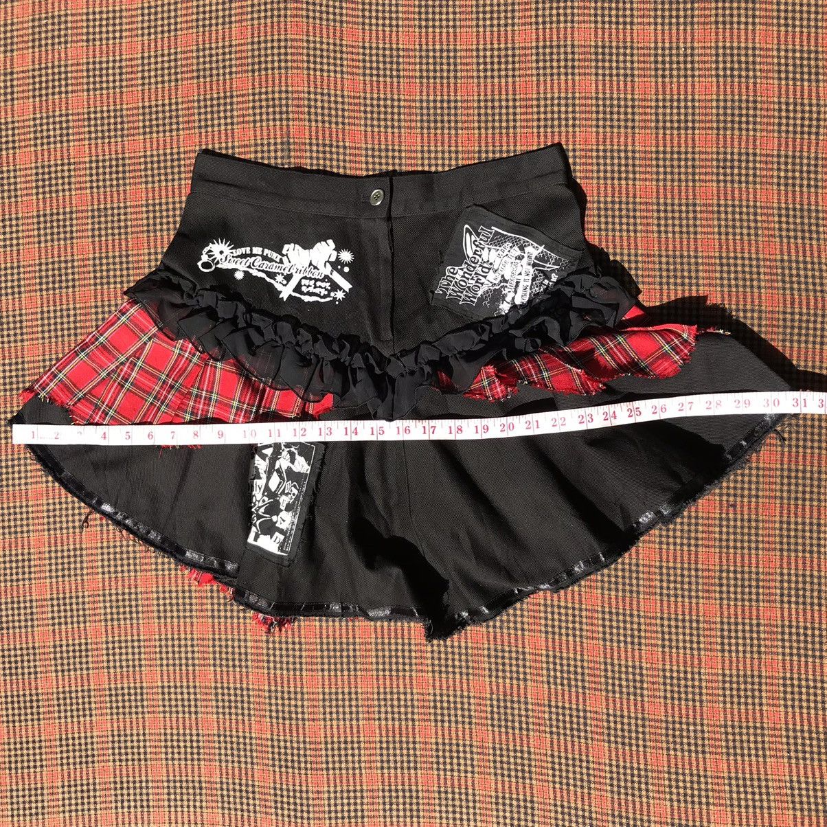 Japanese Brand Vintage Sex Pot Revenge Punk Skirt Size 29" - 11 Thumbnail
