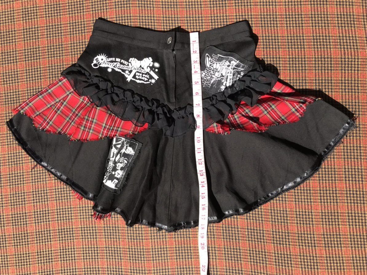 Japanese Brand Vintage Sex Pot Revenge Punk Skirt Size 29" - 10 Thumbnail