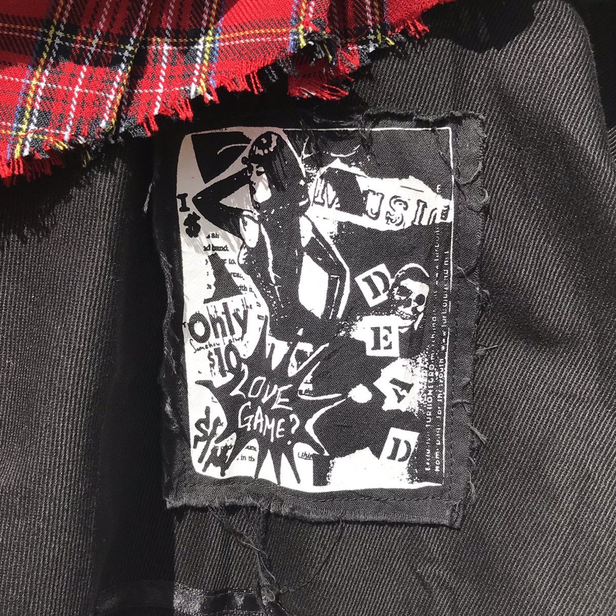 Japanese Brand Vintage Sex Pot Revenge Punk Skirt Size 29" - 4 Thumbnail