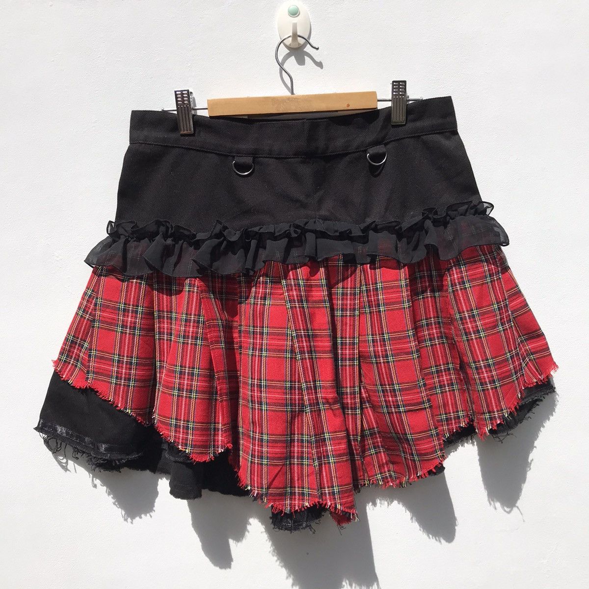 Japanese Brand Vintage Sex Pot Revenge Punk Skirt Size 29" - 2 Thumbnail