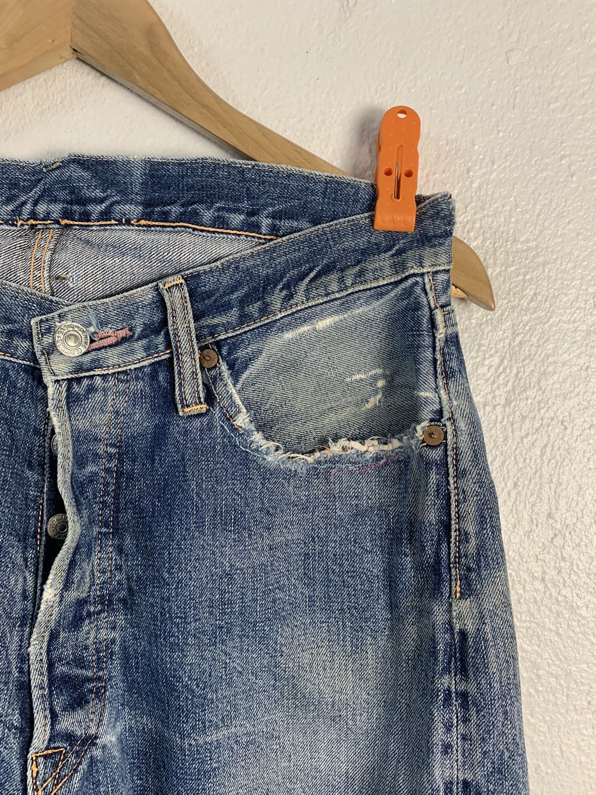 Denime Vintage Denime Selvedge Jeans Size US 31 - 7 Thumbnail