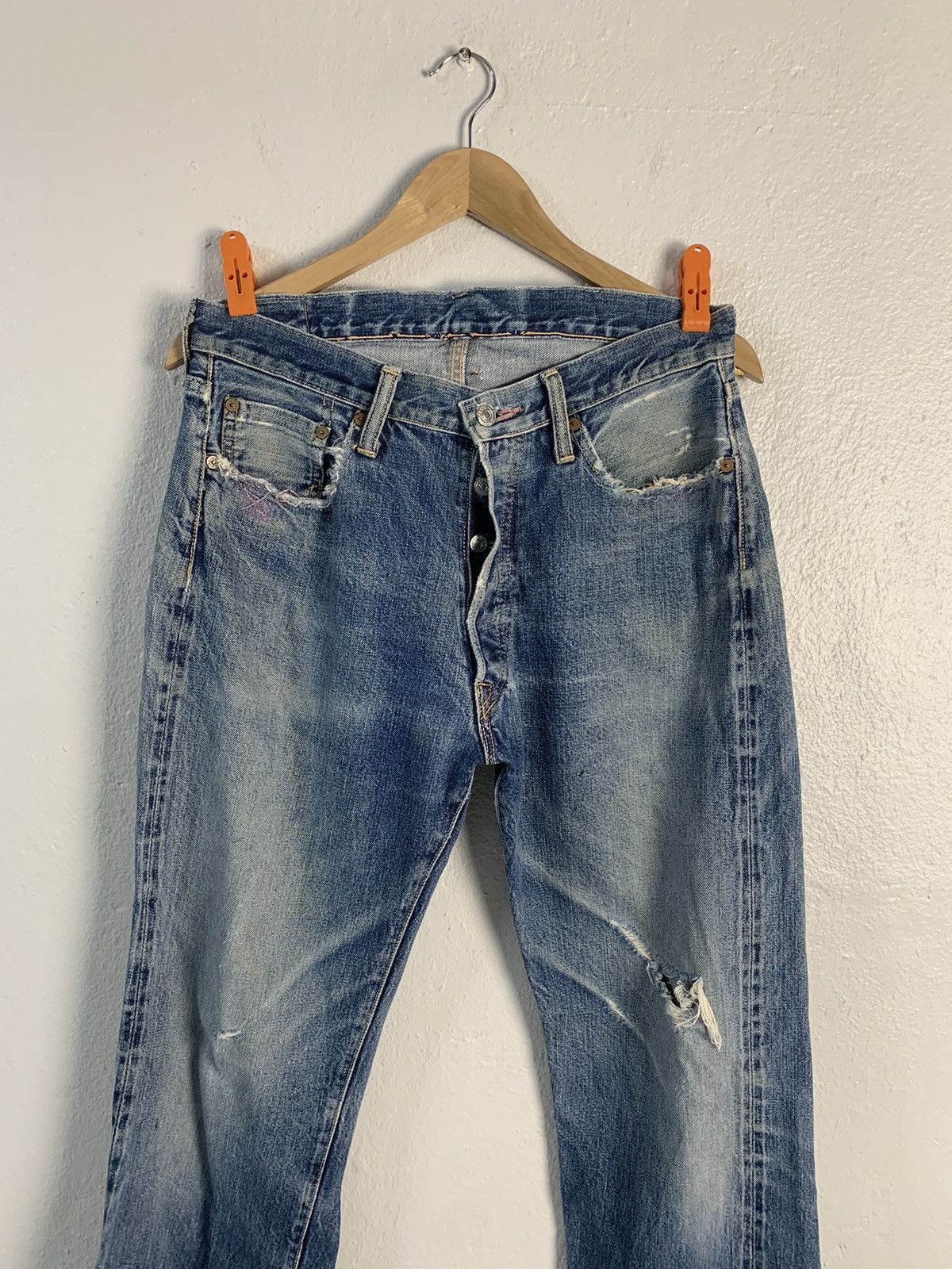 Denime Vintage Denime Selvedge Jeans Size US 31 - 3 Thumbnail
