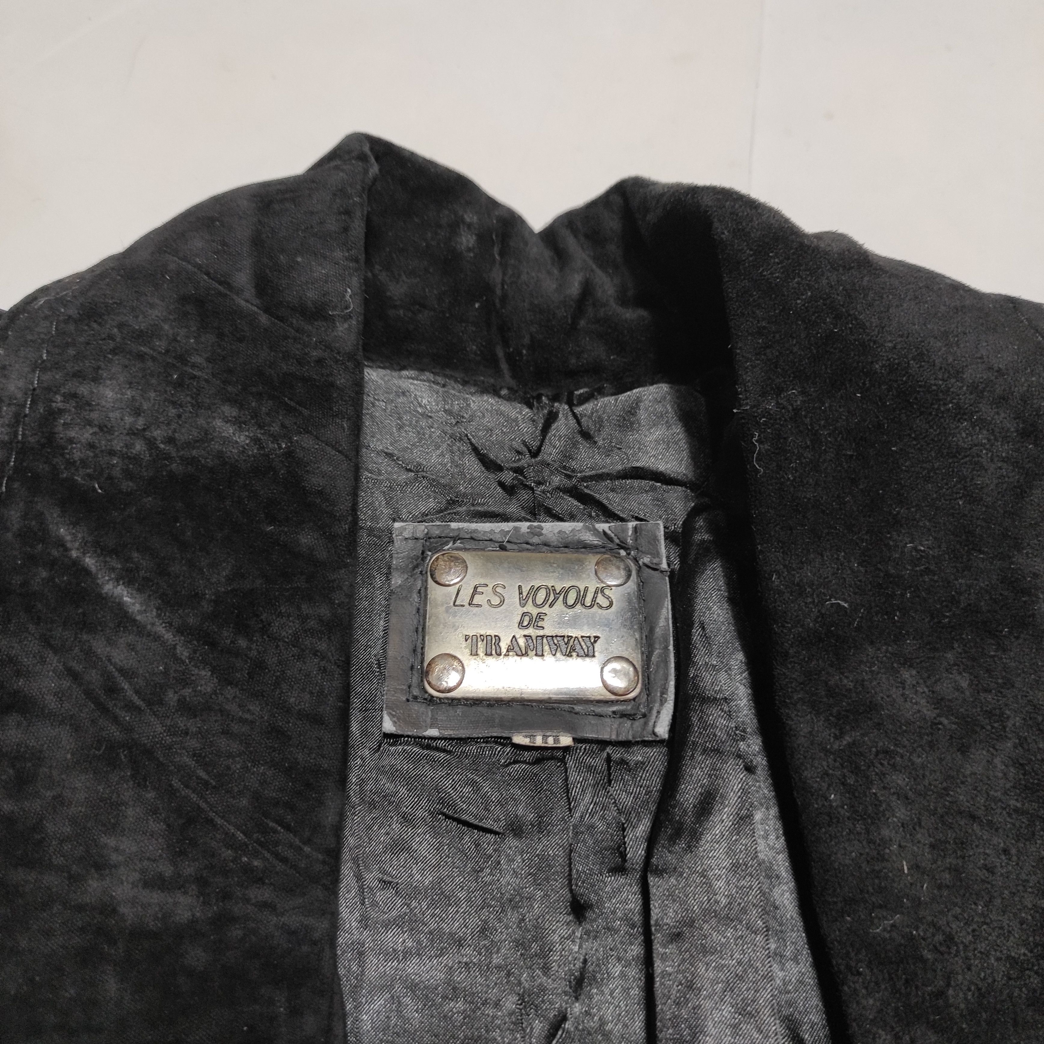 Other Beautifull Leather Jacket LES VOYOUS THE TRAMWAY Full Suede Size S / US 4 / IT 40 - 4 Thumbnail