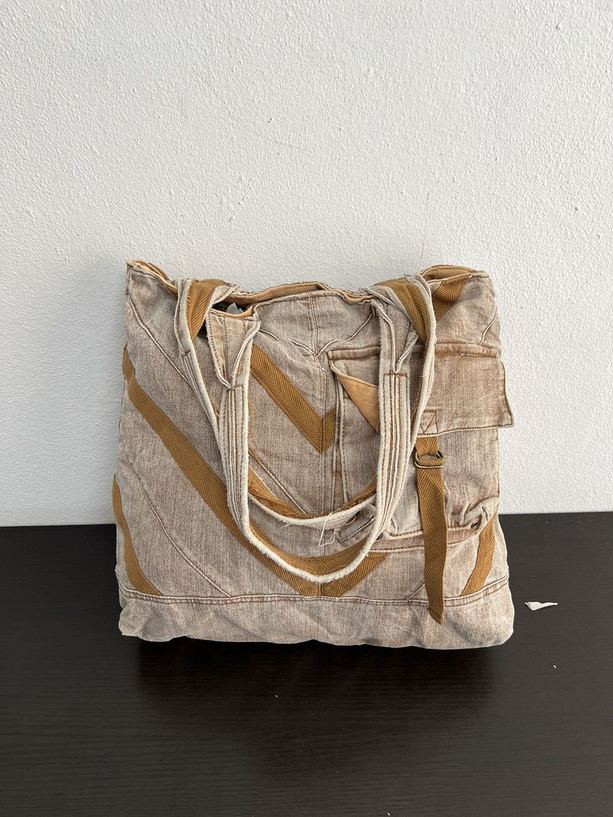 Japanese Brand Japanese Brand Cube Sugar Tactical Multipocket Tote Bag Size ONE SIZE - 3 Thumbnail