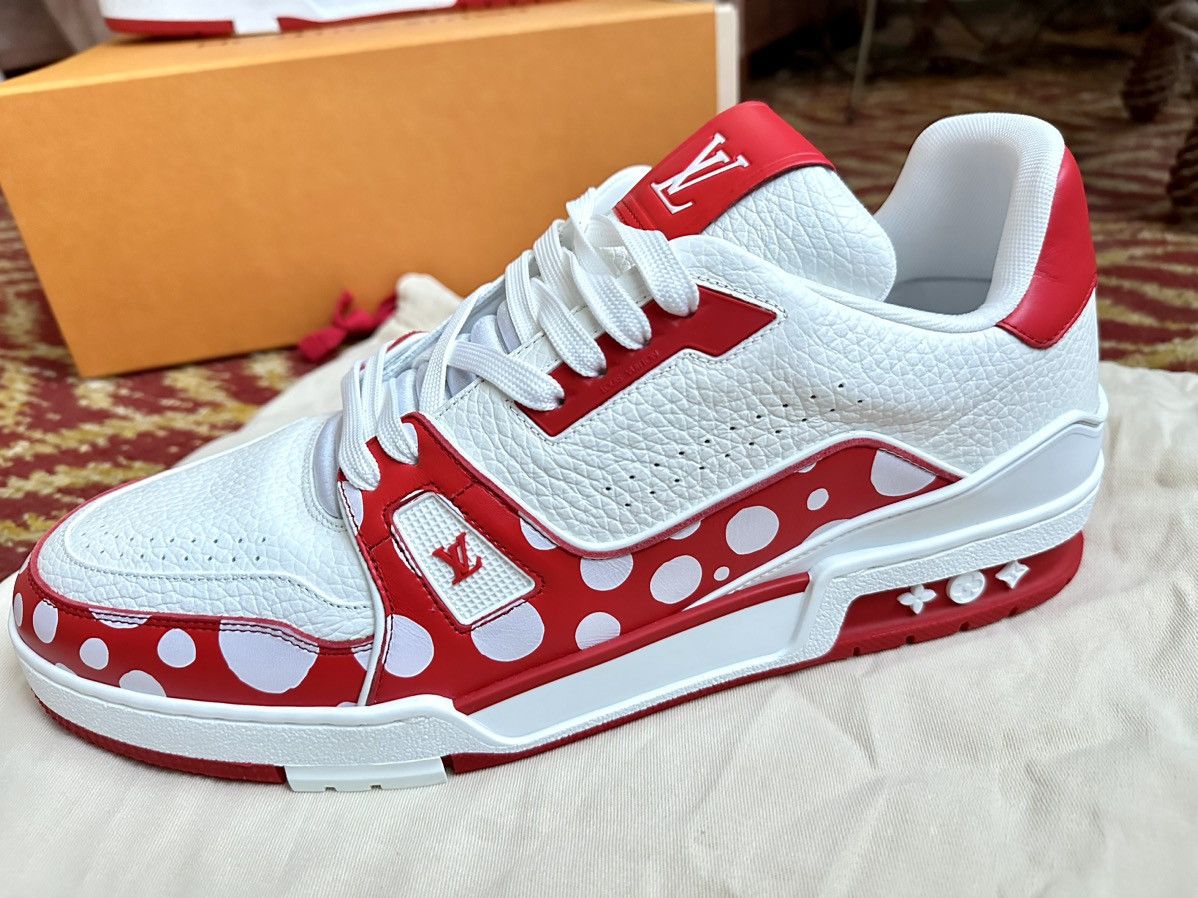 Louis Vuitton × Yayoi Kusama Louis Vuitton x Yayoi Kusama sneakers red Size US 12 / EU 45 - 5 Thumbnail