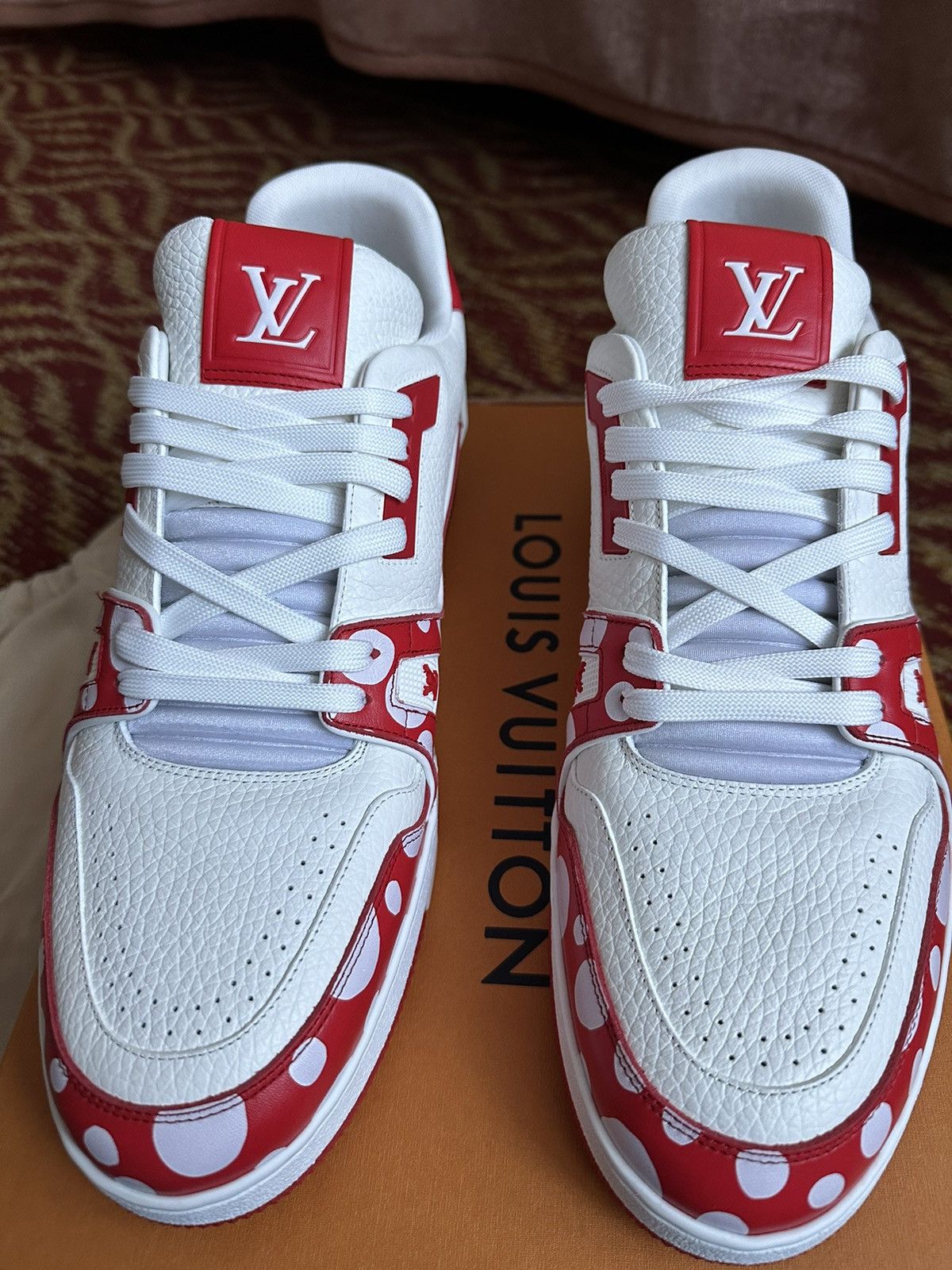Louis Vuitton × Yayoi Kusama Louis Vuitton x Yayoi Kusama sneakers red Size US 12 / EU 45 - 7 Thumbnail