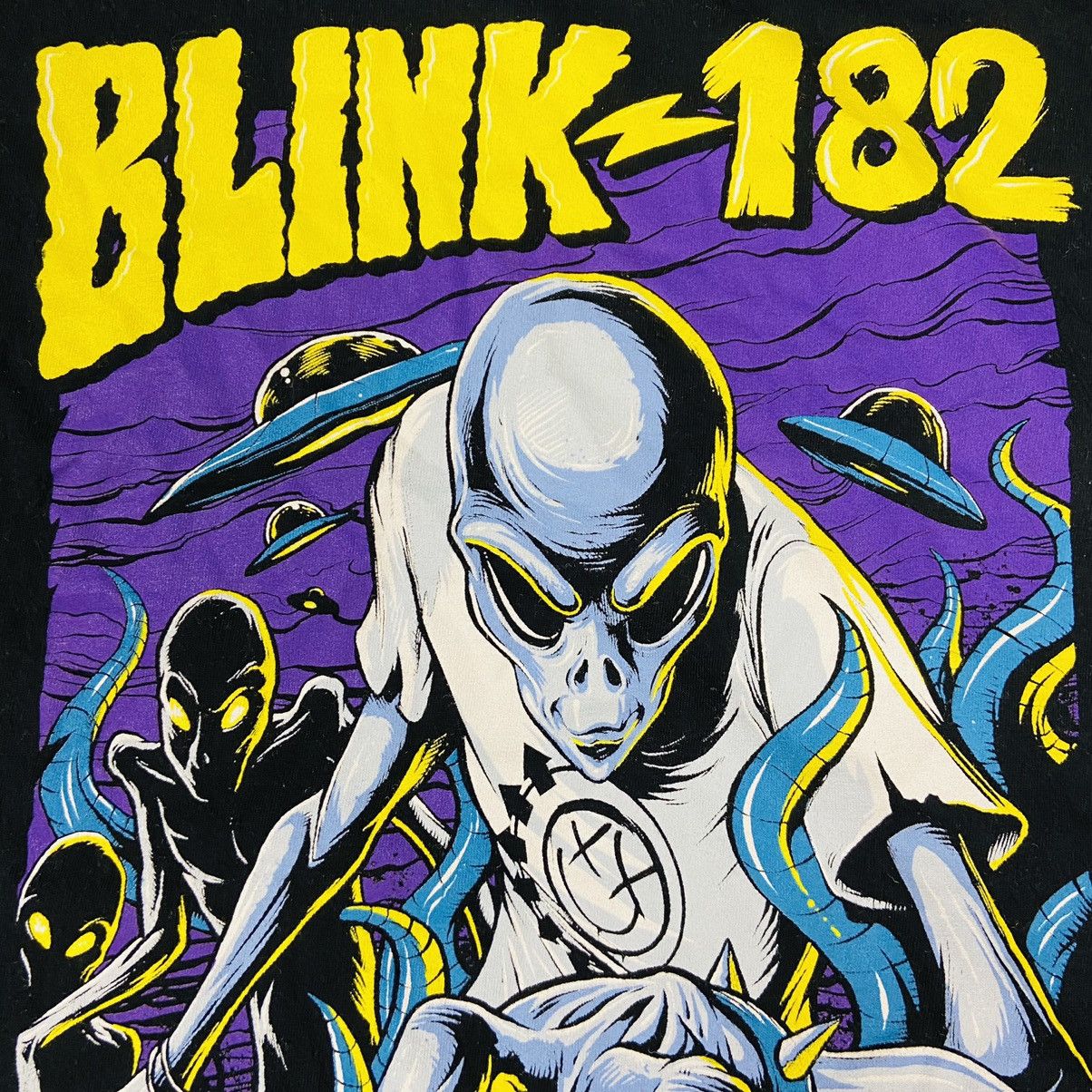Vintage BLINK 182 ALIEN EXIST RARE Y2K TEE - № 291 Size US M / EU 48-50 / 2 - 4 Thumbnail