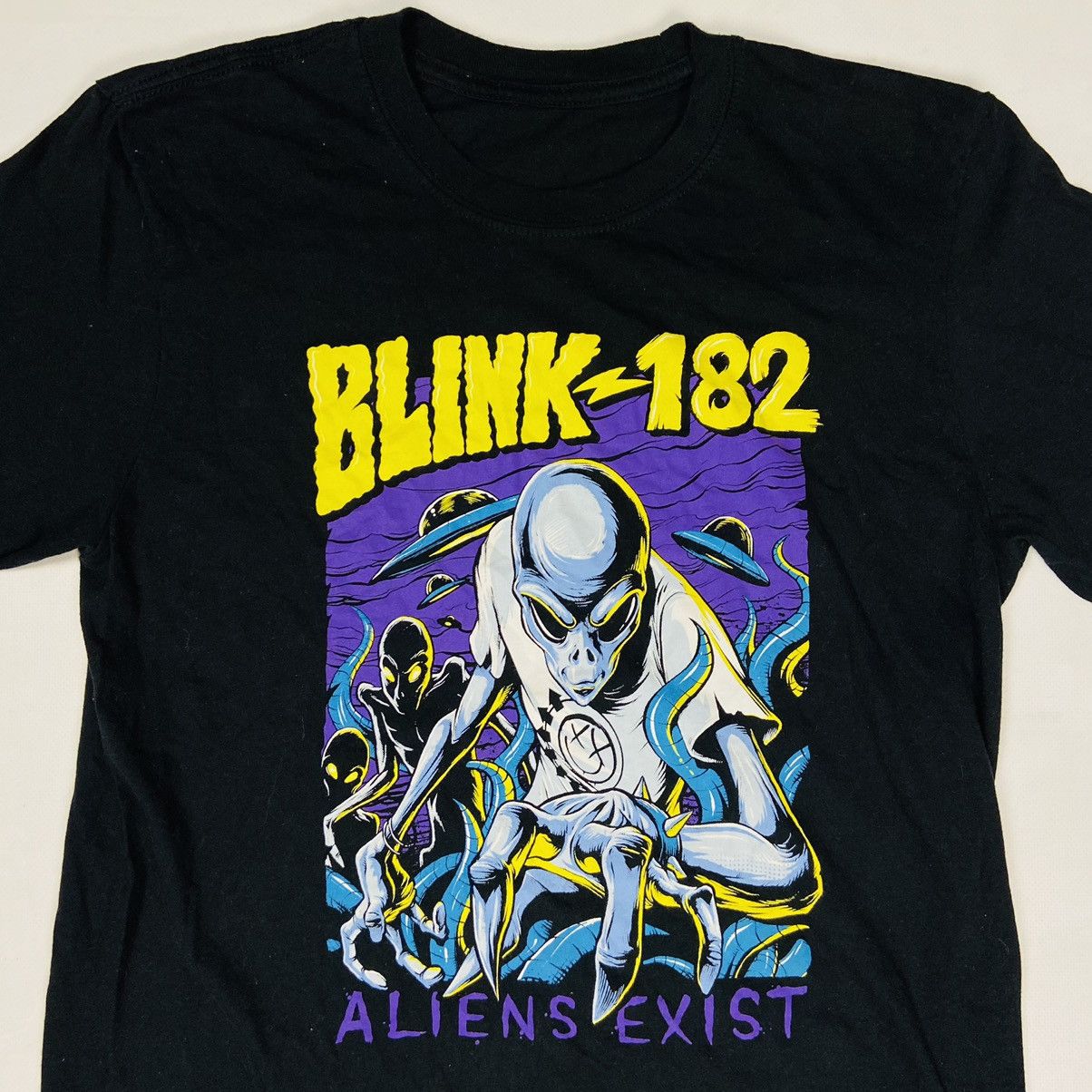 Vintage BLINK 182 ALIEN EXIST RARE Y2K TEE - № 291 Size US M / EU 48-50 / 2 - 2 Thumbnail
