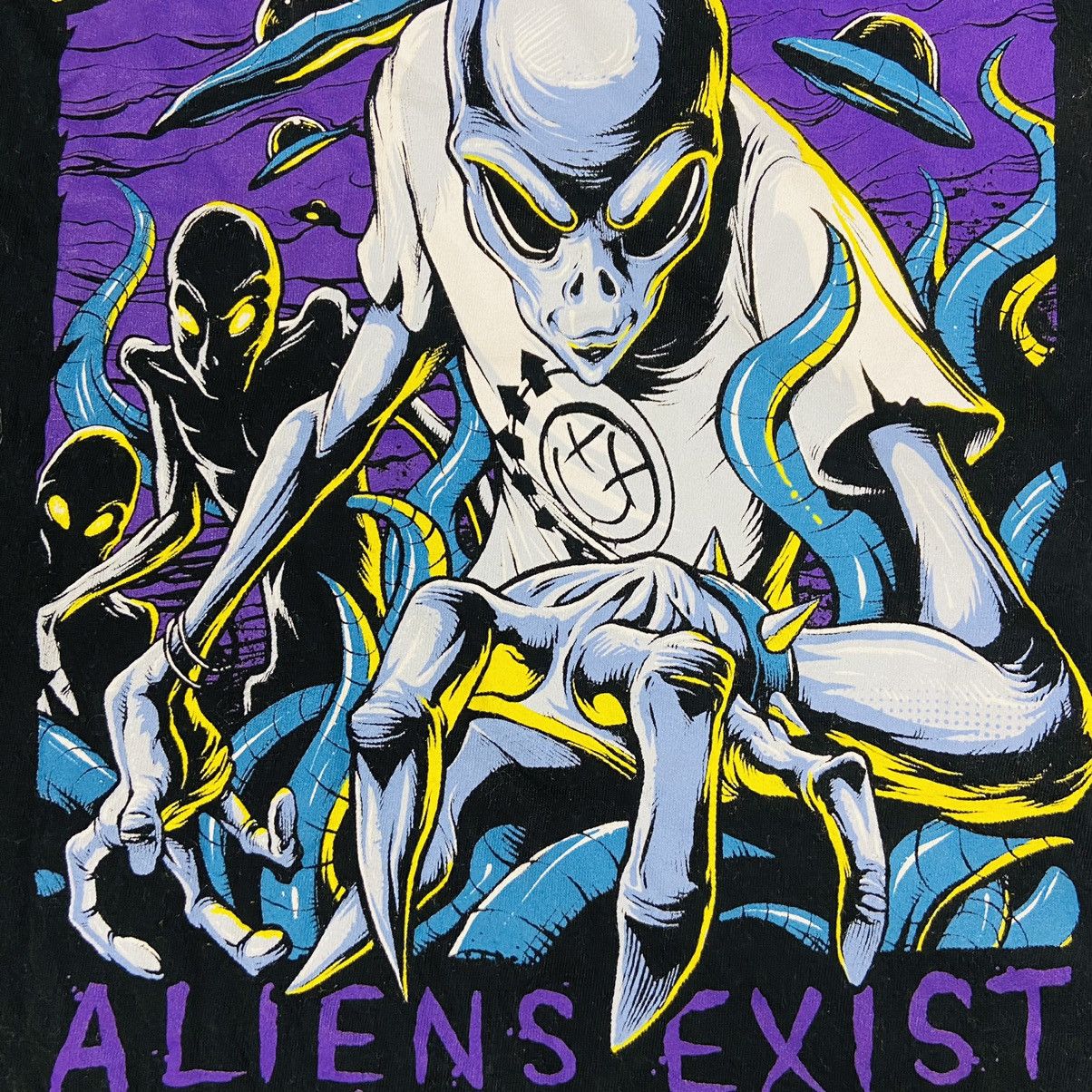 Vintage BLINK 182 ALIEN EXIST RARE Y2K TEE - № 291 Size US M / EU 48-50 / 2 - 5 Thumbnail