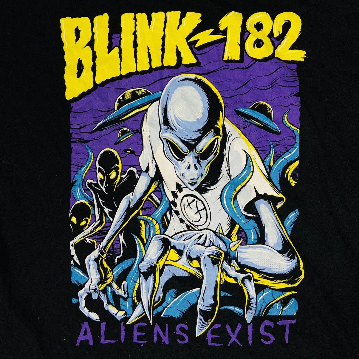 Vintage BLINK 182 ALIEN EXIST RARE Y2K TEE - № 291 Size US M / EU 48-50 / 2 - 3 Thumbnail