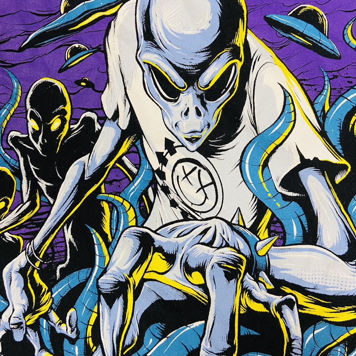 Vintage BLINK 182 ALIEN EXIST RARE Y2K TEE - № 291 Size US M / EU 48-50 / 2 - 6 Thumbnail