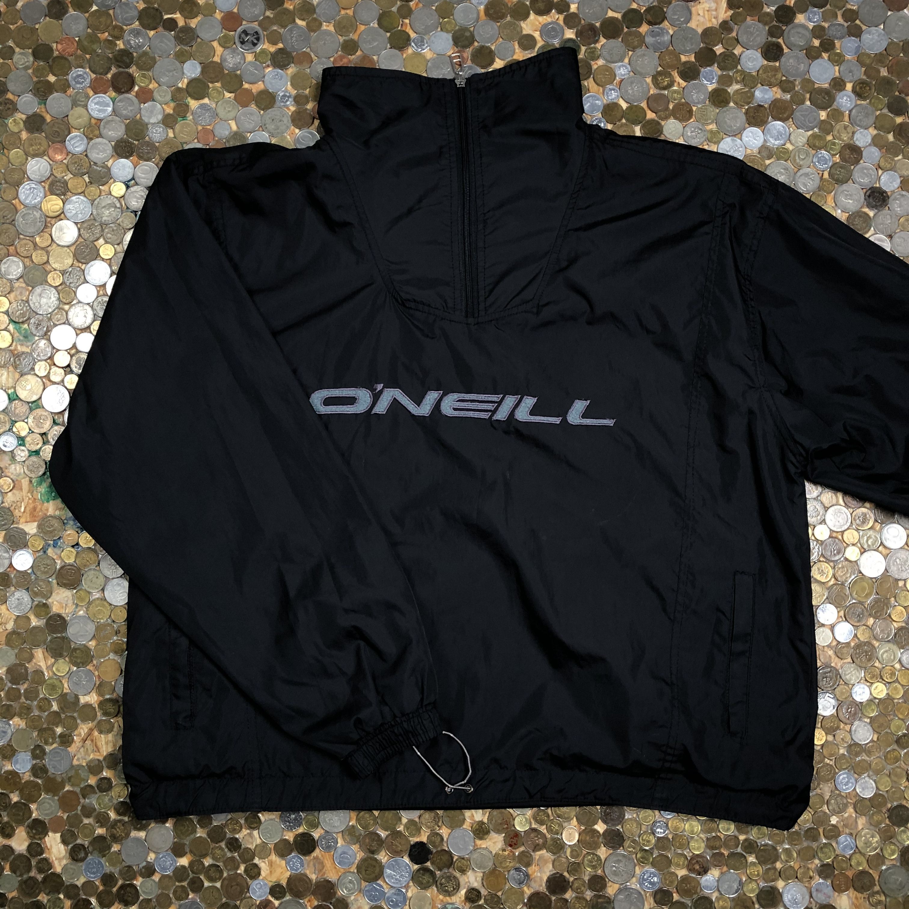 image of Oneill Vintage Anorak Jacket in Black, Men's (Size Medium)