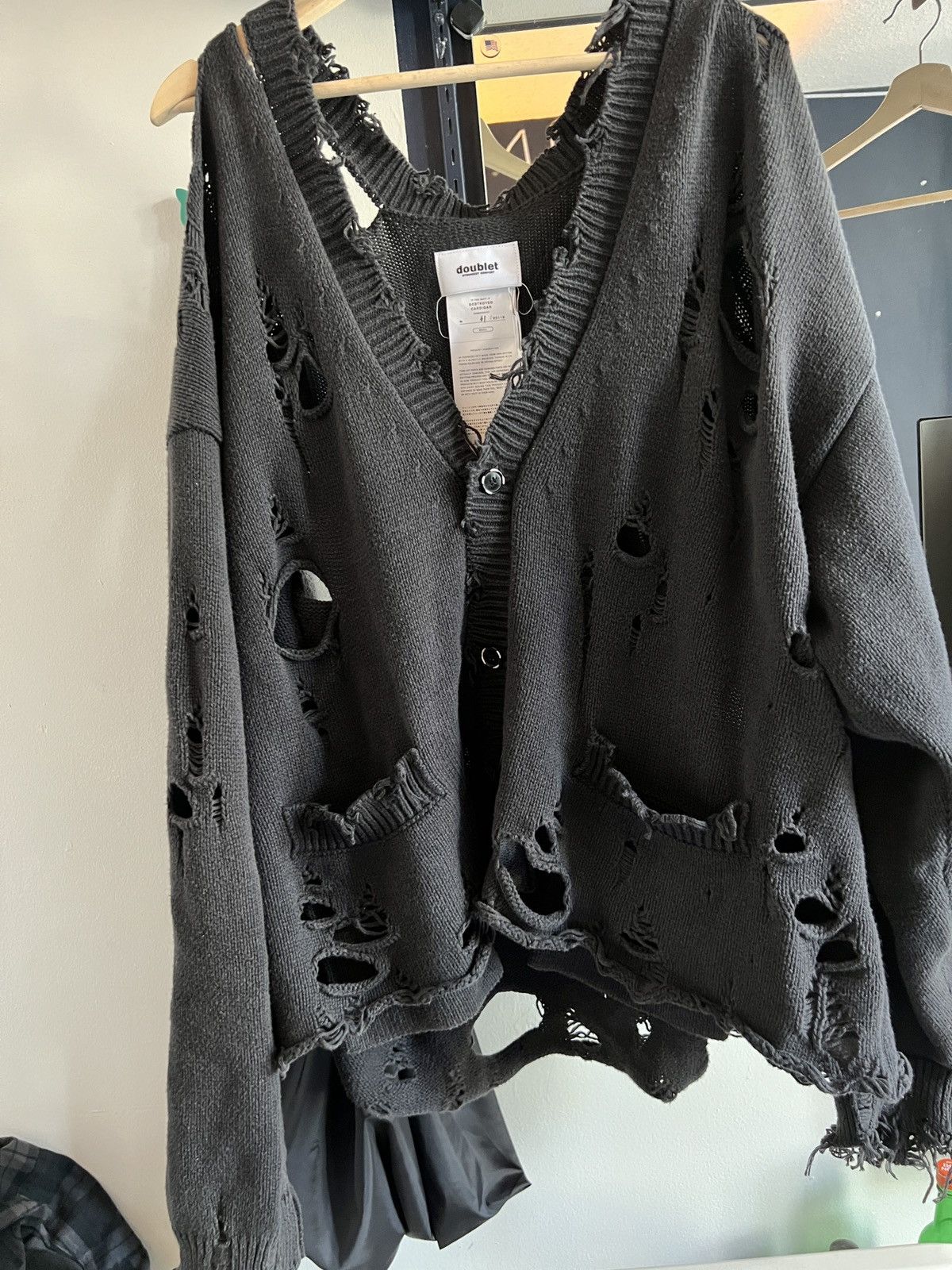 Doublet Destroyed Cardigan 61/119 | Grailed