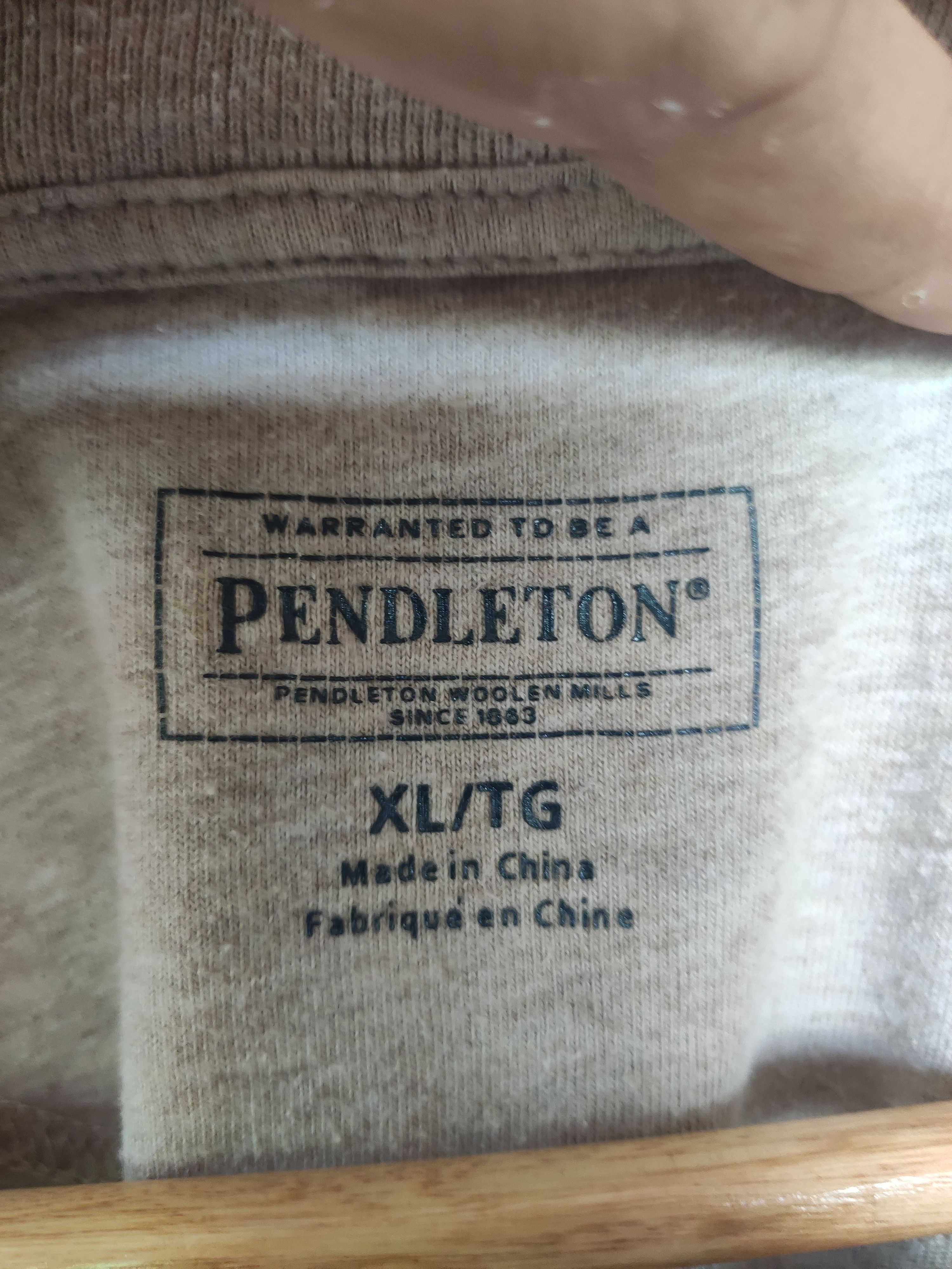 Pendleton × Vintage Vintage Pendleton t shirt pocket tee Size US XL / EU 56 / 4 - 4 Thumbnail