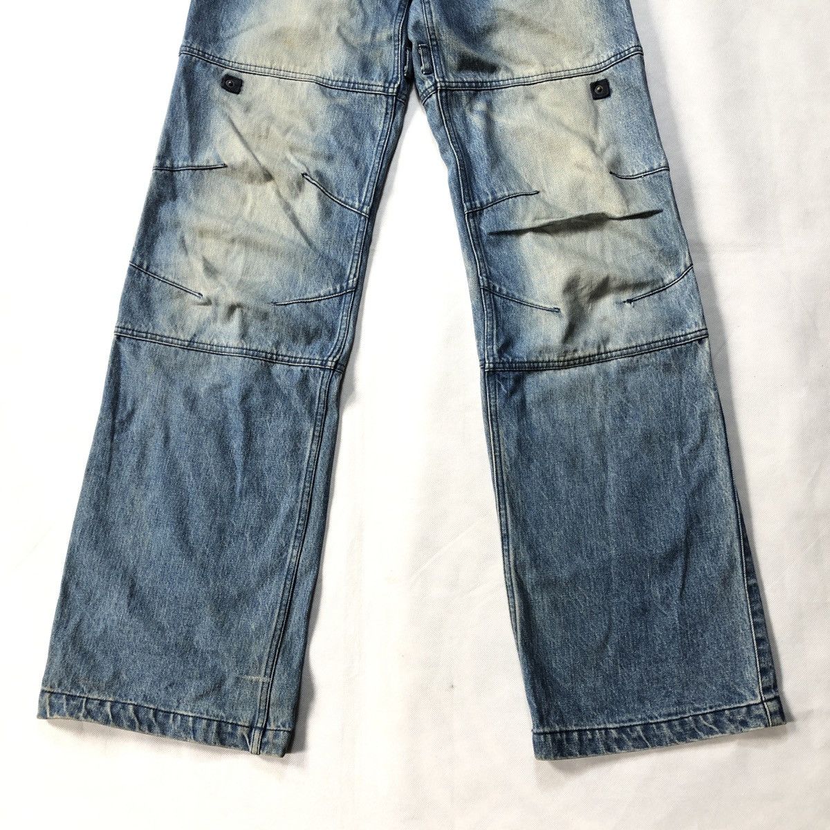 Ermenegildo Zegna Rare! Ermenegildo Zegna Design Zipper Fades Jeans Size US 31 - 5 Thumbnail