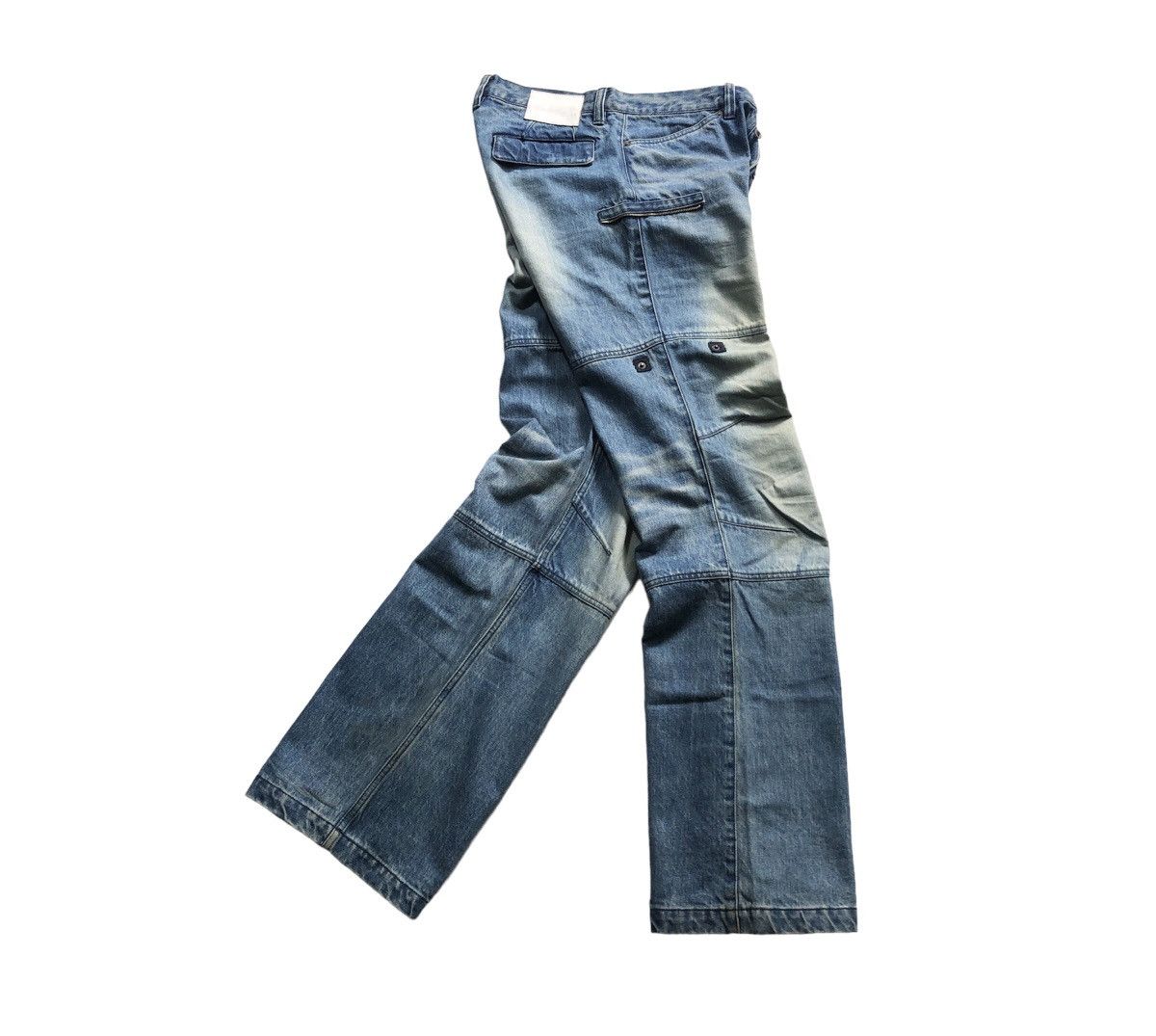 Ermenegildo Zegna Rare! Ermenegildo Zegna Design Zipper Fades Jeans Size US 31 - 2 Thumbnail