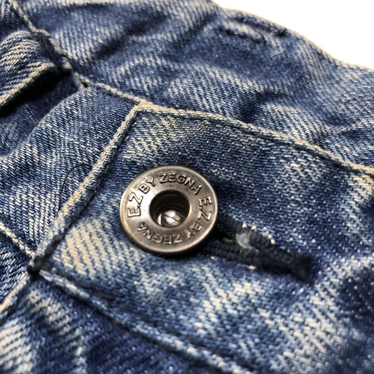Ermenegildo Zegna Rare! Ermenegildo Zegna Design Zipper Fades Jeans Size US 31 - 8 Thumbnail