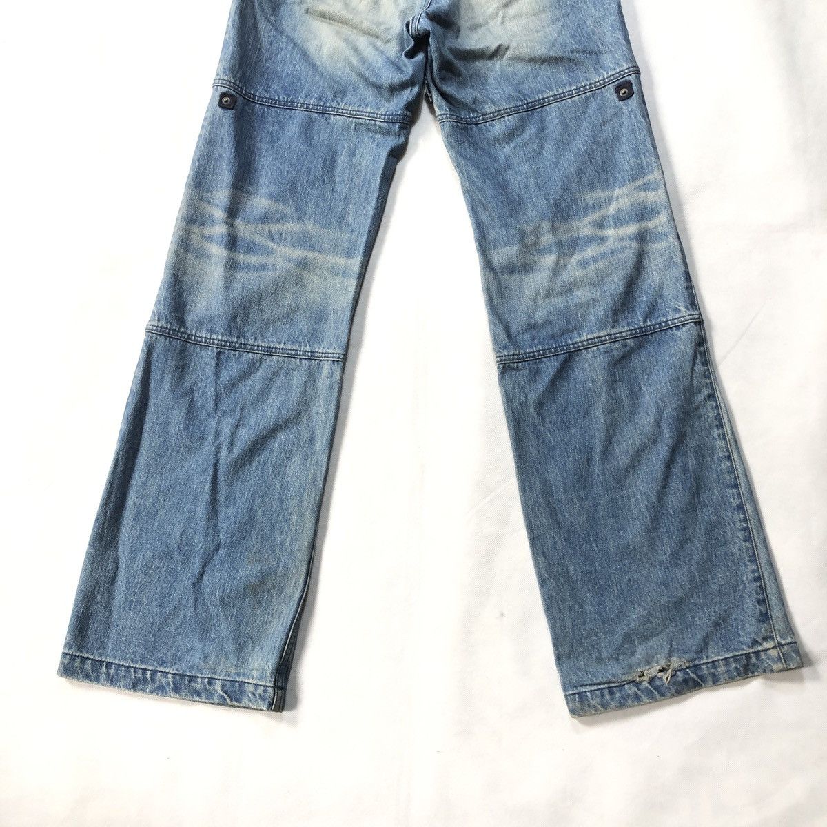 Ermenegildo Zegna Rare! Ermenegildo Zegna Design Zipper Fades Jeans Size US 31 - 11 Thumbnail