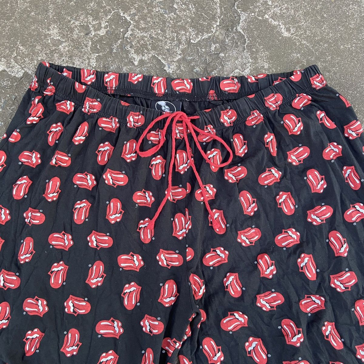 Band Tees ROLLING STONES MONOGRAM SWEAT PANTS 90's Size US 32 / EU 48 - 2 Thumbnail