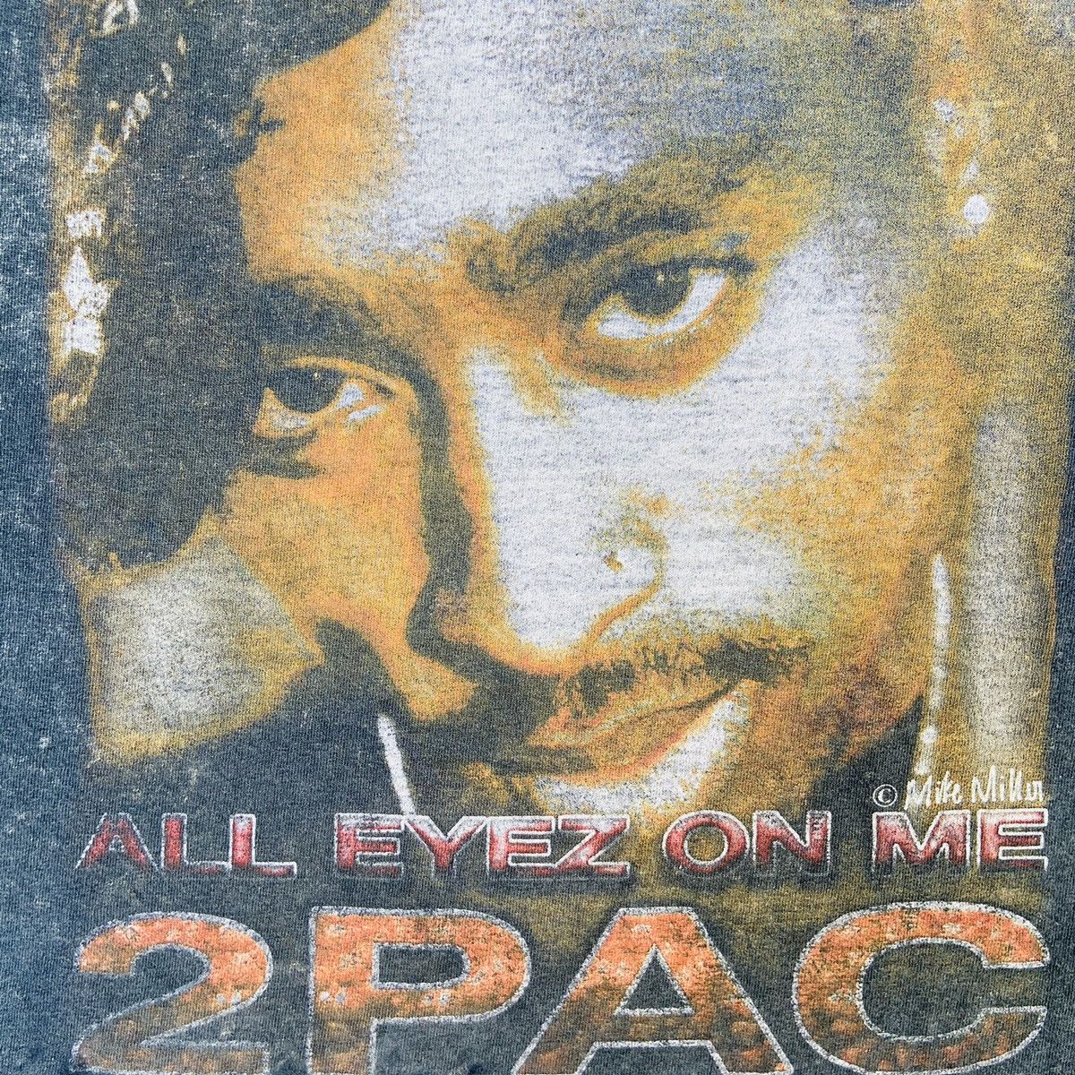 Rap Tees 2PAC AMARU SHAKUR ALL EYEZ ON ME RARE TUPAC TEE 1990s - № 76 Size US XL / EU 56 / 4 - 7 Thumbnail