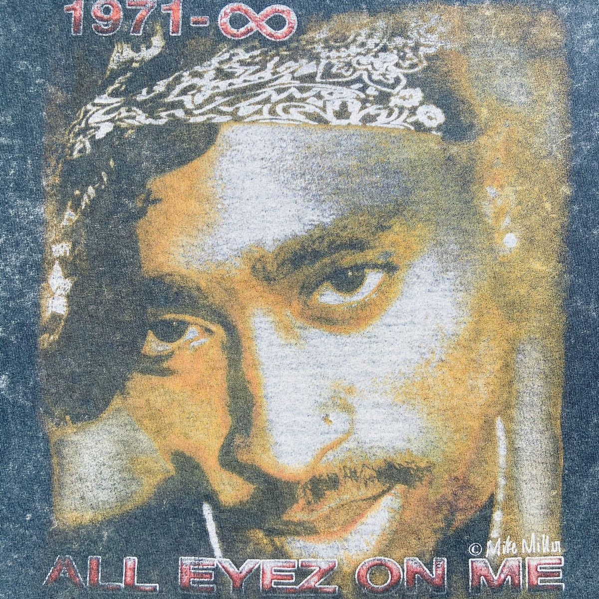 Rap Tees 2PAC AMARU SHAKUR ALL EYEZ ON ME RARE TUPAC TEE 1990s - № 76 Size US XL / EU 56 / 4 - 6 Thumbnail
