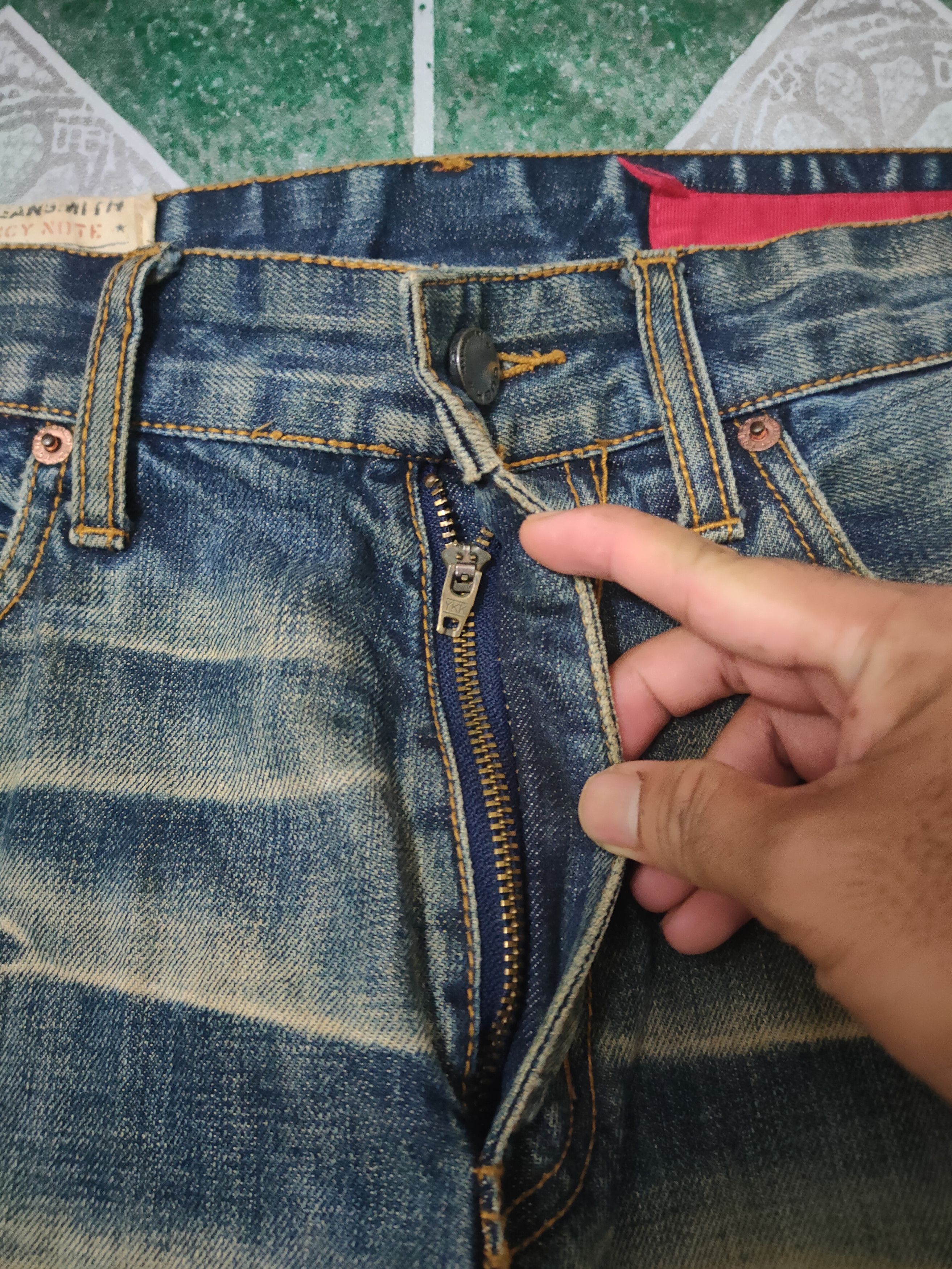 The GV Gallery Vintage Tough Jeansmith thrashed distressed flared jeans Size US 30 / EU 46 - 7 Thumbnail