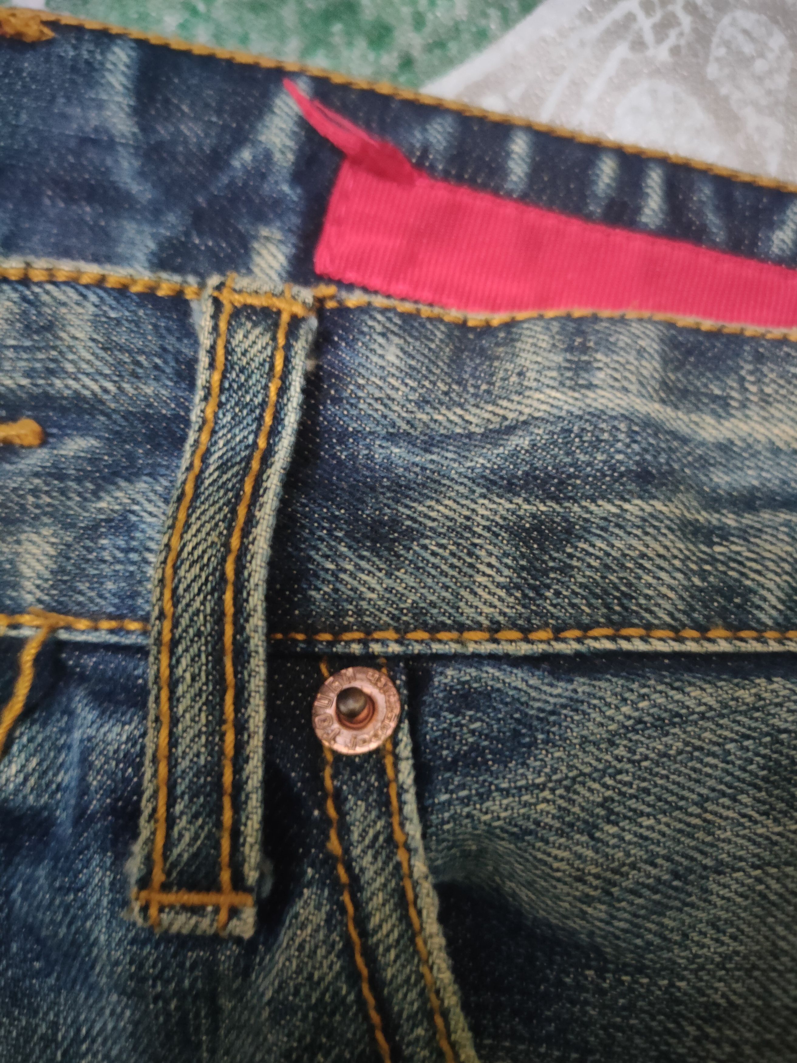 The GV Gallery Vintage Tough Jeansmith thrashed distressed flared jeans Size US 30 / EU 46 - 8 Thumbnail